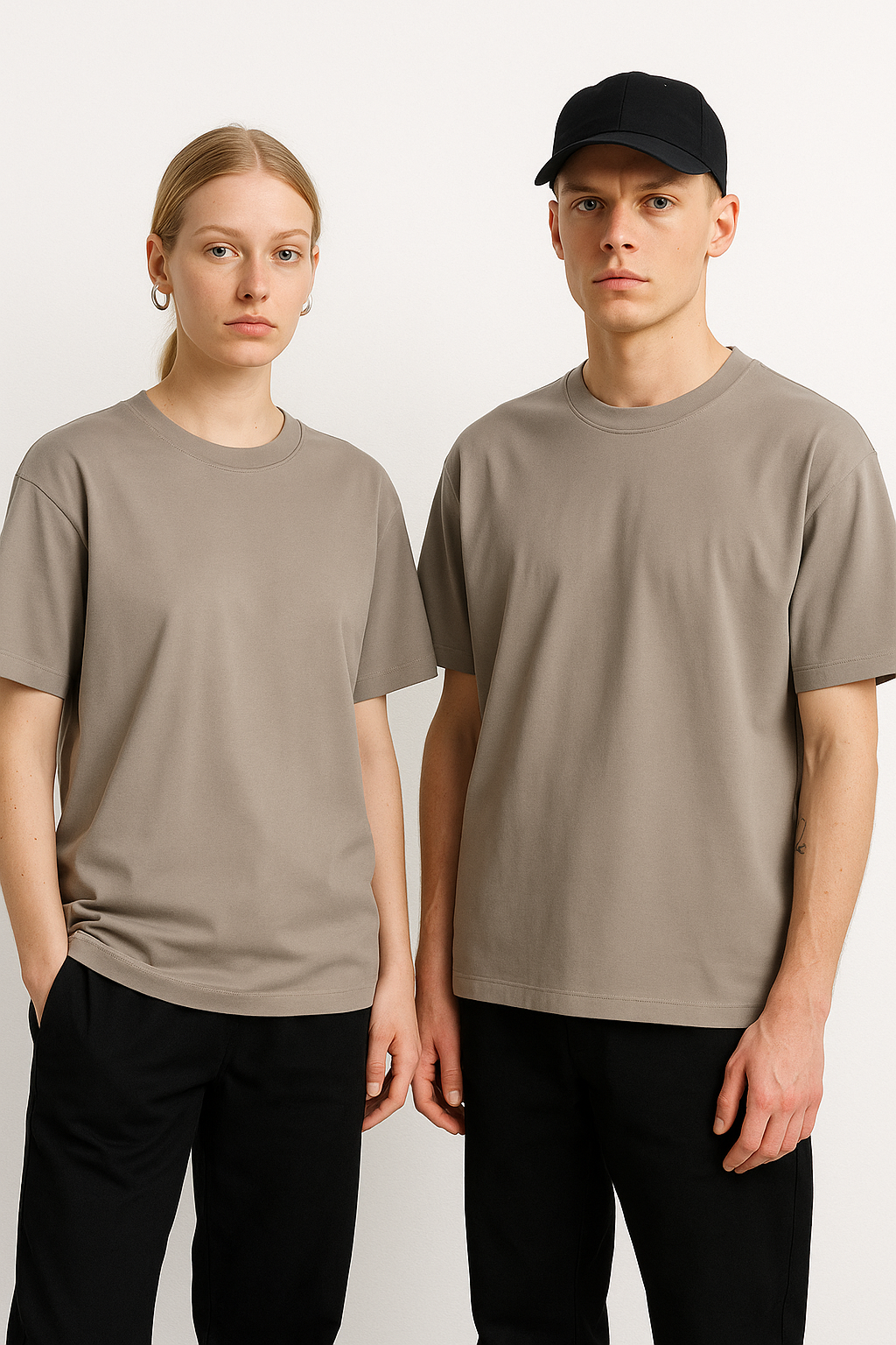 Unisex Oversize T-Shirt – Schwerer Baumwollstoff, Streetwear Stil