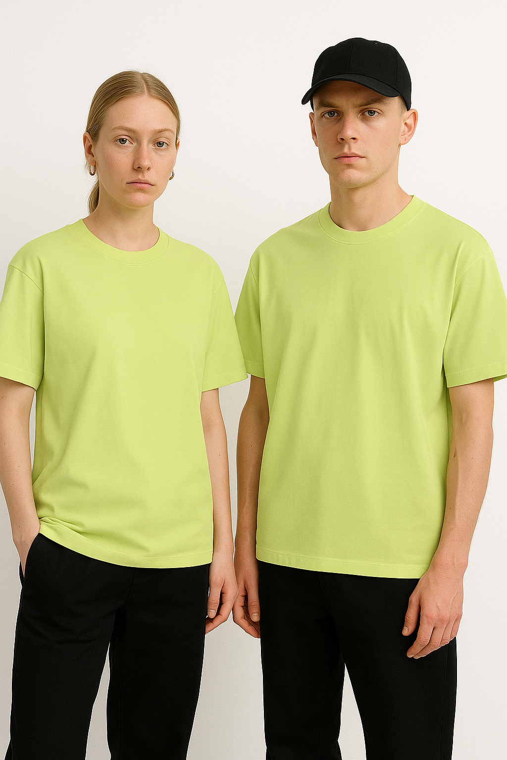 Unisex Oversize T-Shirt – Schwerer Baumwollstoff, Streetwear Stil