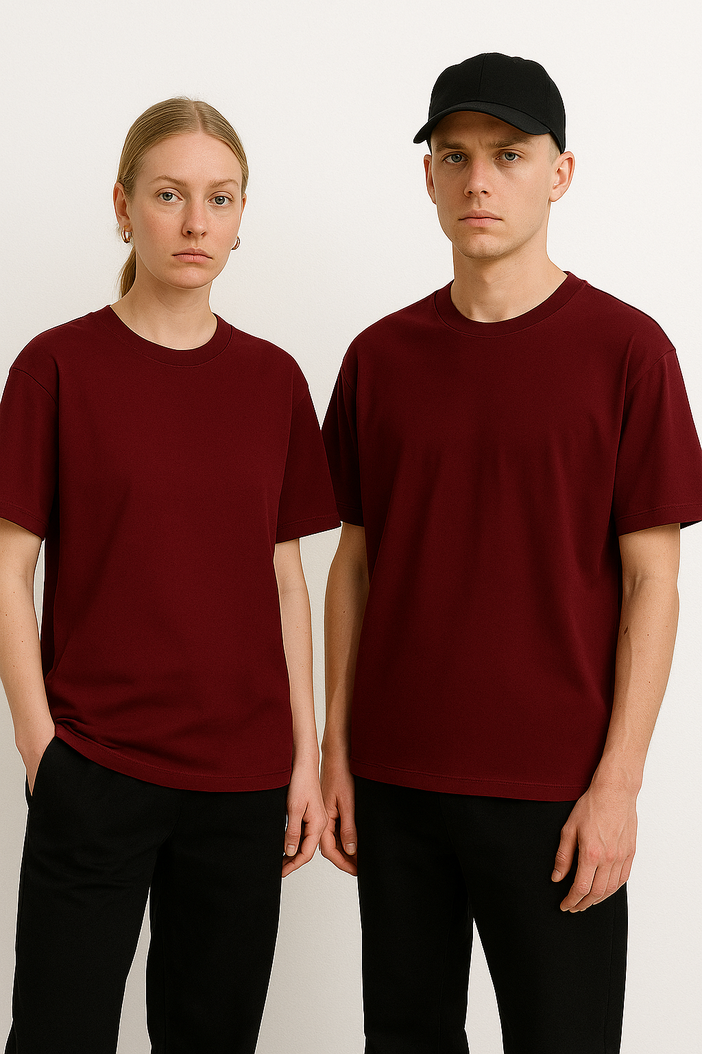 Unisex Oversize T-Shirt – Schwerer Baumwollstoff, Streetwear Stil