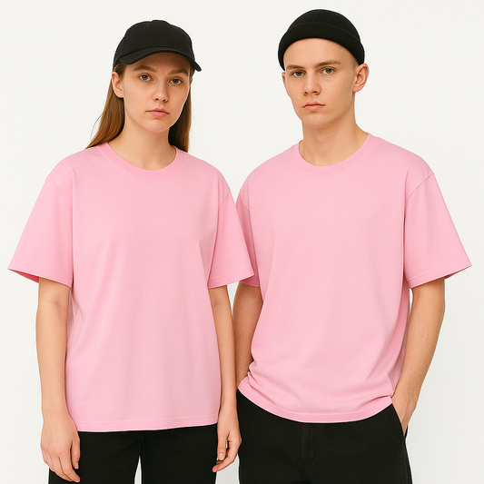 Unisex Oversize T-Shirt – Schwerer Baumwollstoff, Streetwear Stil