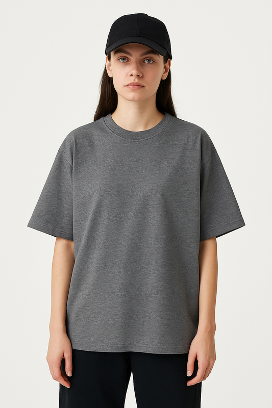 Damen T-Shirt & Hose – Locker, Vintage Stil, Kurzarm & Weites Bein