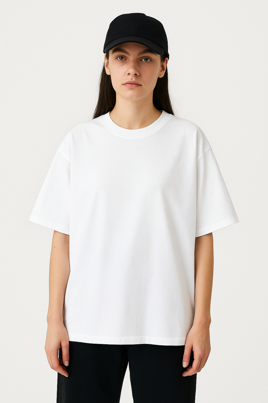 Damen T-Shirt & Hose – Locker, Vintage Stil, Kurzarm & Weites Bein