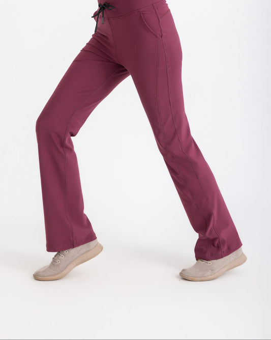 Straight Leggings - Crushed Violets-1