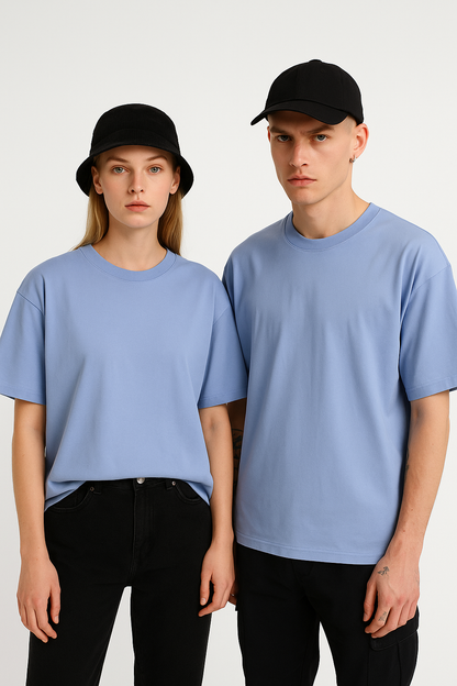 Unisex Oversize T-Shirt – Schwerer Baumwollstoff, Streetwear Stil