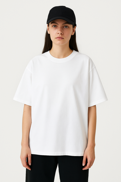 Damen T-Shirt & Hose – Locker, Vintage Stil, Kurzarm & Weites Bein