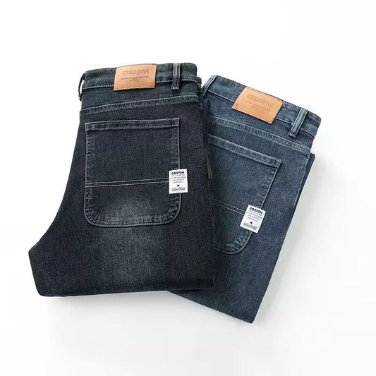 Herren Baggy Jeans – Weites Bein, Lockerer Schnitt, Frühling & Herbst Stil